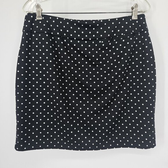 Chicos Zenergy Golf Skort Womens 1 Polka Dot Stretch Athletic Pocket Skirt Short - Picture 5 of 14